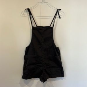 Aerie black shorts romper